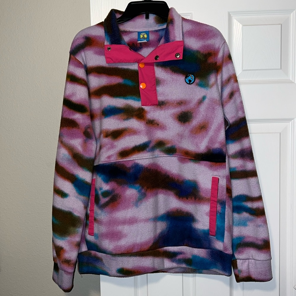 Anorak fleeced sweatshirt